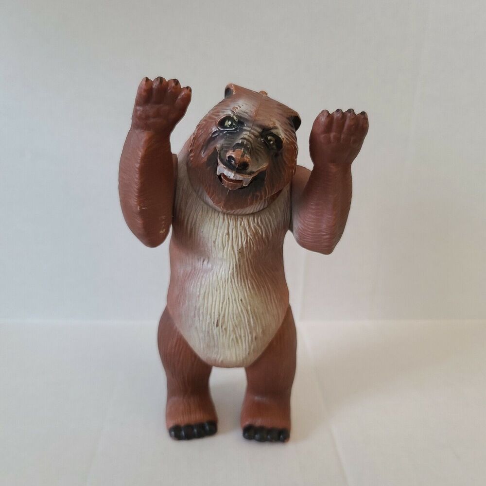 HG Industries Deadly Grizzly Bear Chomping Action 1987 Vintage 7.5" Works